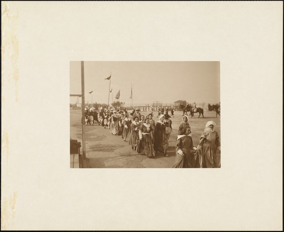Plymouth Tercentenary Pageant, group of women