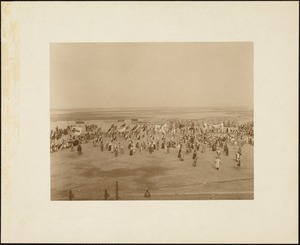 Plymouth Tercentenary Pageant, the state flags escorted by the entire cast