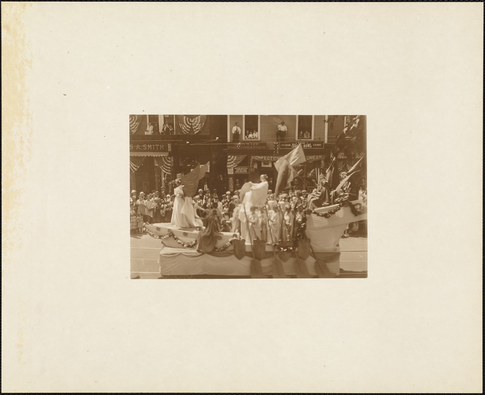 Plymouth  Tercentenary celebration, parade, President Day, August 1, 1921, unidentified float
