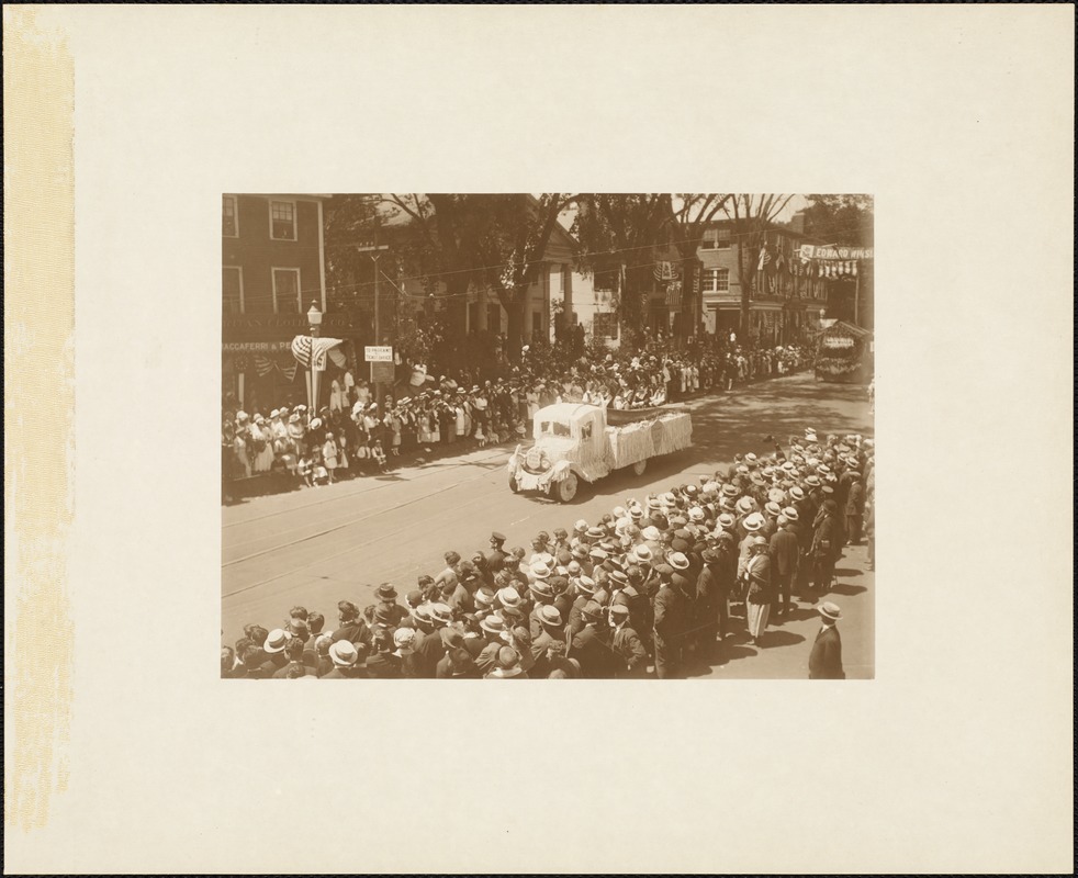 Plymouth Tercentenary celebration, parade, President Day, August 1