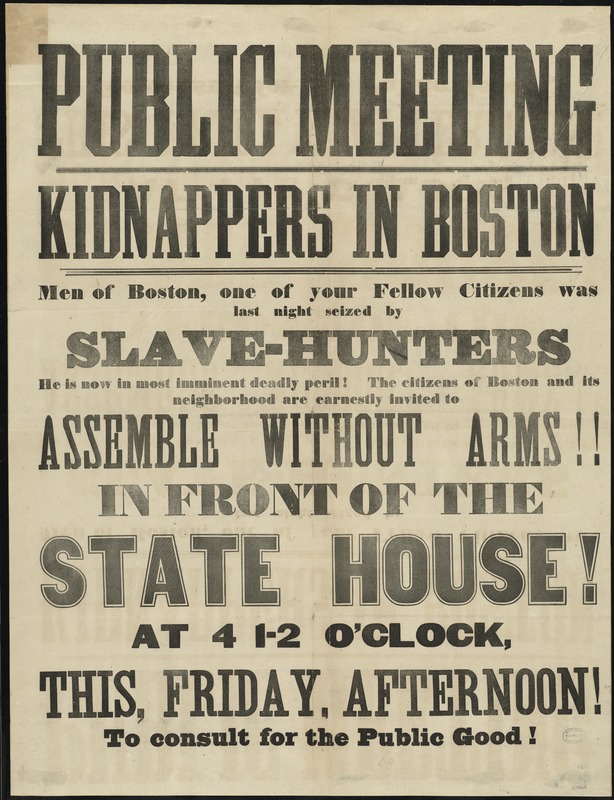 Public meeting : kidnappers in Boston