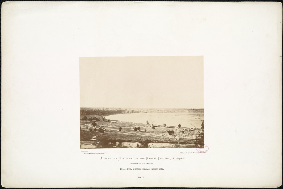 Great Bend, Missouri River, at Kansas City Digital Commonwealth