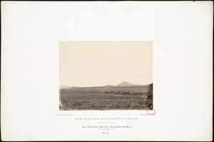 Tinaja, (extinct volcano,) west slope of Raton Mountain, New Mexico, 630 miles from Missouri River.