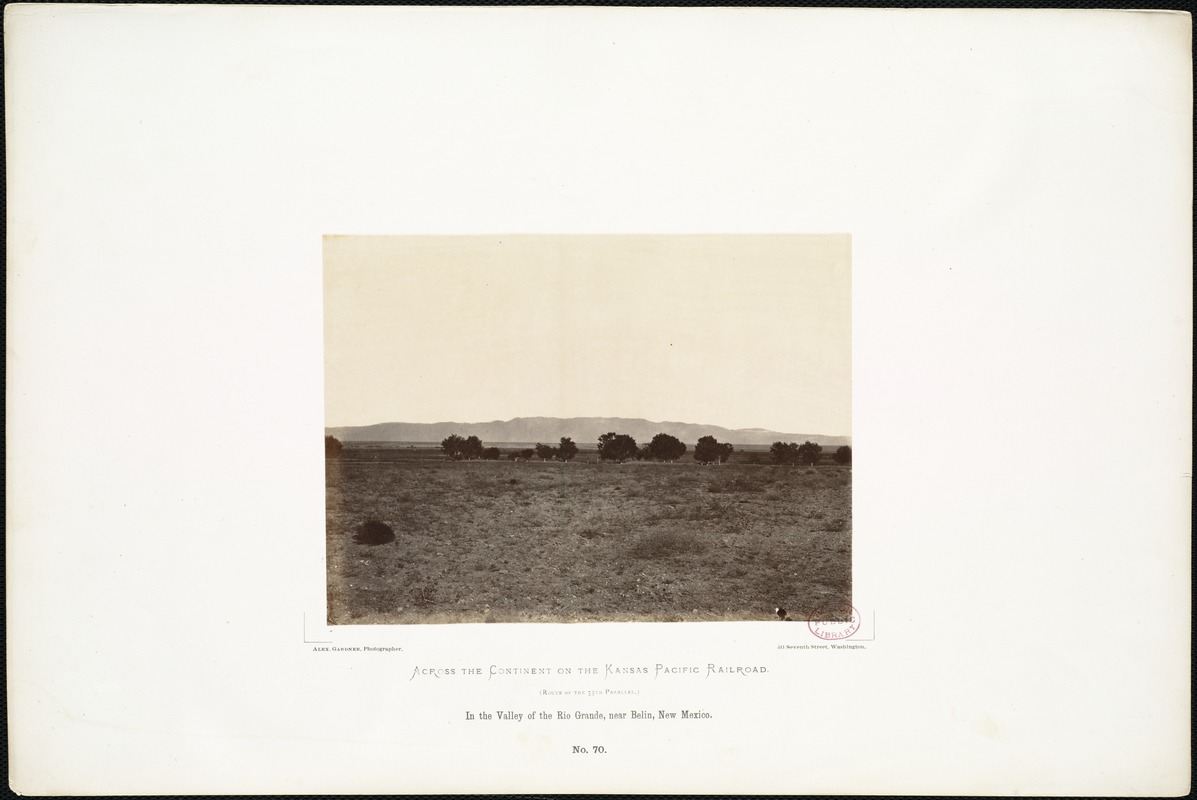 In the Valley of the Rio Grande, near Belin, New Mexico.