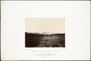 Mount Agassiz, Arizona; Extinct Crater, 12,000 feet above the Ocean; December, 1867, 1,200 miles west of Missouri River.