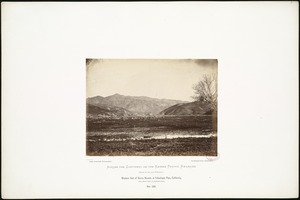 Western foot of Sierra Nevada at Tehachapa Pass, California, 1,730 miles west of Missouri River.