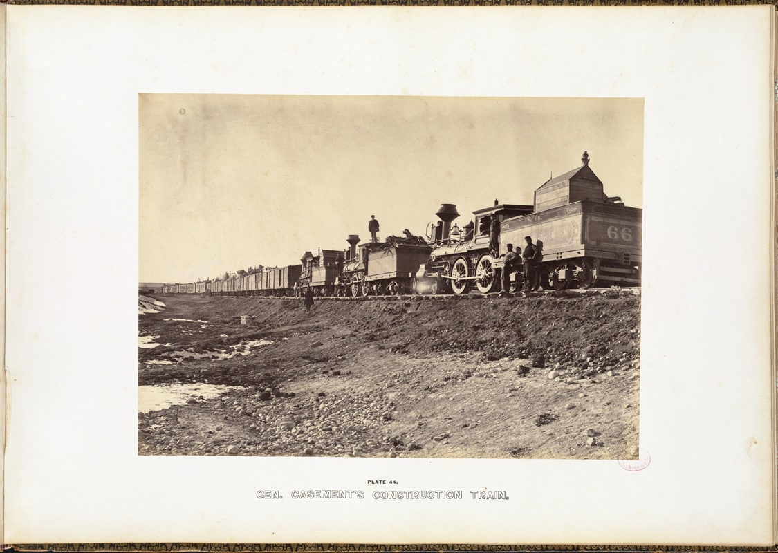 Gen. Casement's construction train.