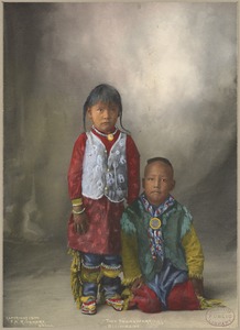 Two Young Warriors, Assiniboine