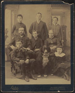 Portrait of extended Scott family