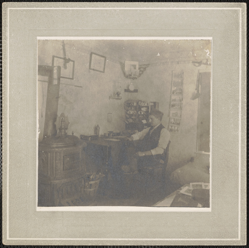 Photo of man at desk