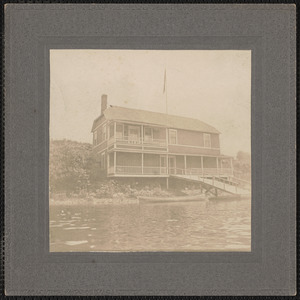 Photograph of house by the water