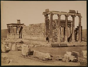 Erechtheum from SE showing portico of the Caryatides