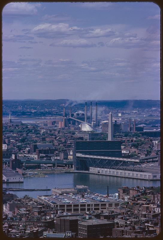 Elevated view of part of Boston