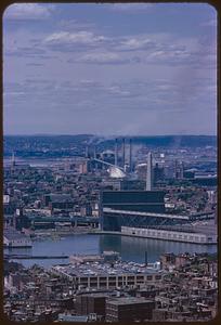 Elevated view of part of Boston