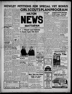 Milton Mattapan News, March 13, 1947