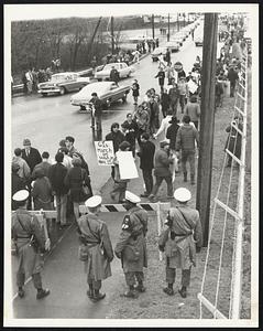 Demonstrations. Anti-Vietnam. Fort Devens.