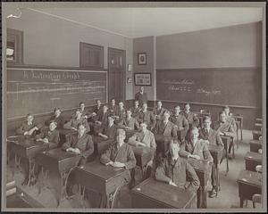 Boston Latin School, interior, Classroom Photo, Third Class