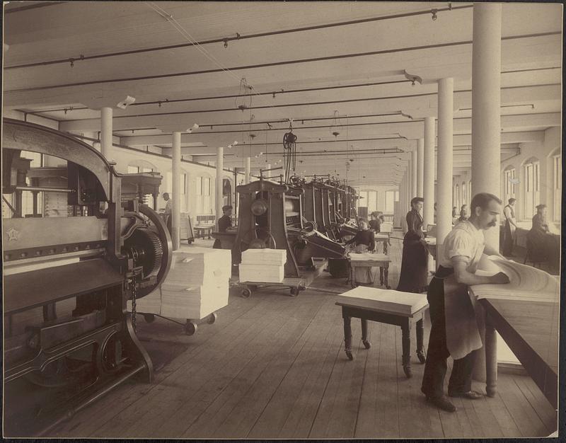 Finishing Room, Centennial Mill, Byron Weston Co.