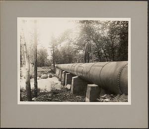 Pipe Line from Jericho to Dalton Power Company Hydroelectric Plant, 1905