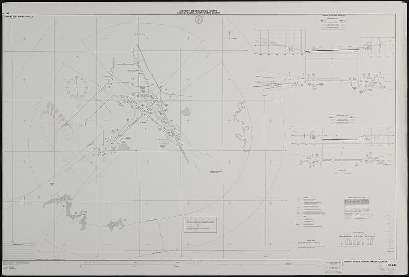 Airport obstruction chart