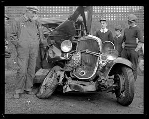 Damaged car