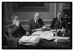 Three unidentified men
