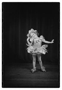 Girl dancer in costume