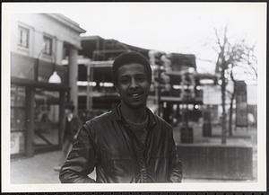 Young man smiling at the camera