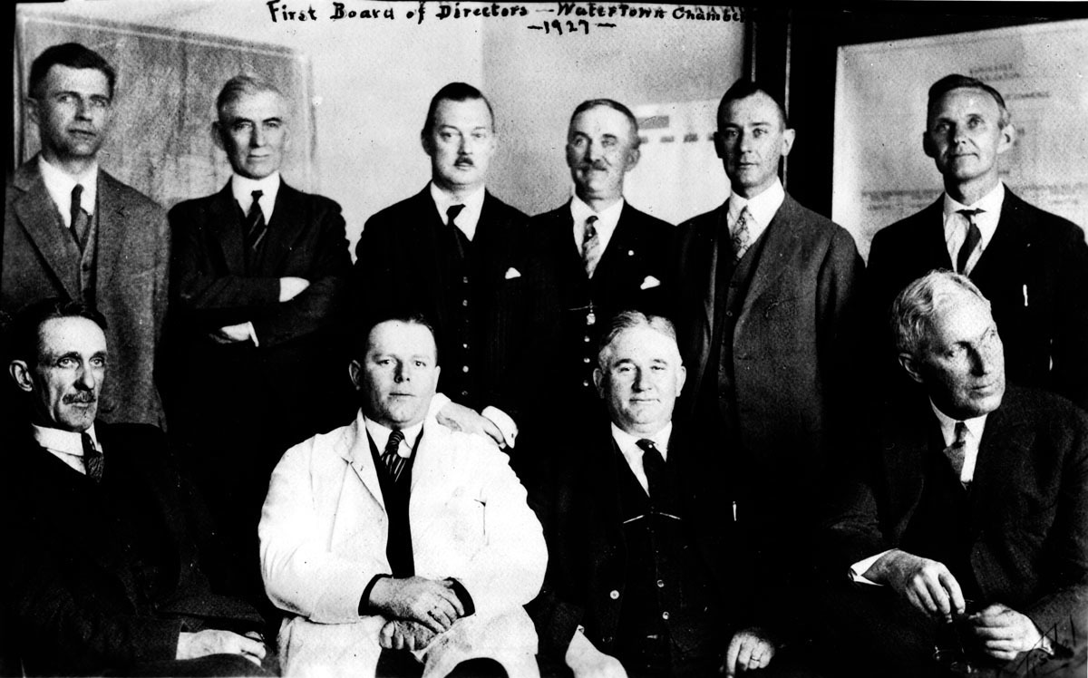 Watertown Chamber of Commerce first Board of Directors 1927