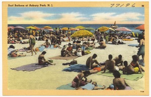 Surf bathers at Asbury Park, N. J.