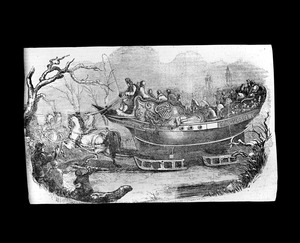 Boat sleigh "Mayflower"