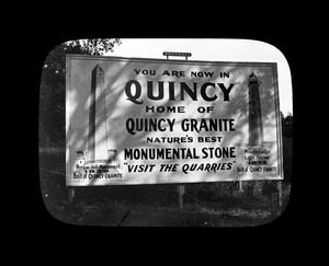 Billboard for Quincy granite