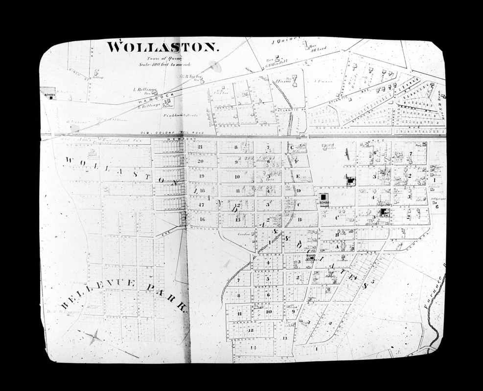 Map/plan of Wollaston Digital Commonwealth