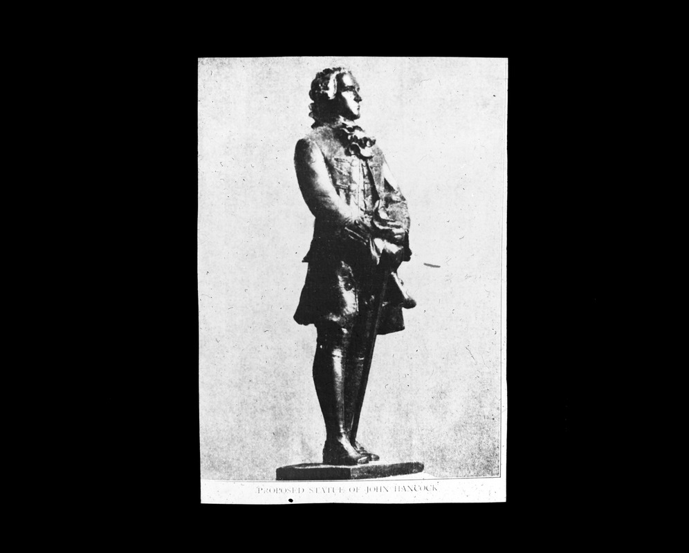 Proposed statue for John Hancock