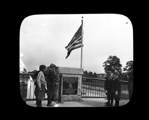 Memorial tablet at Black's Creek Bridge