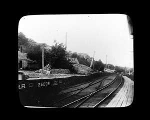 View from West Quincy Station, northerly