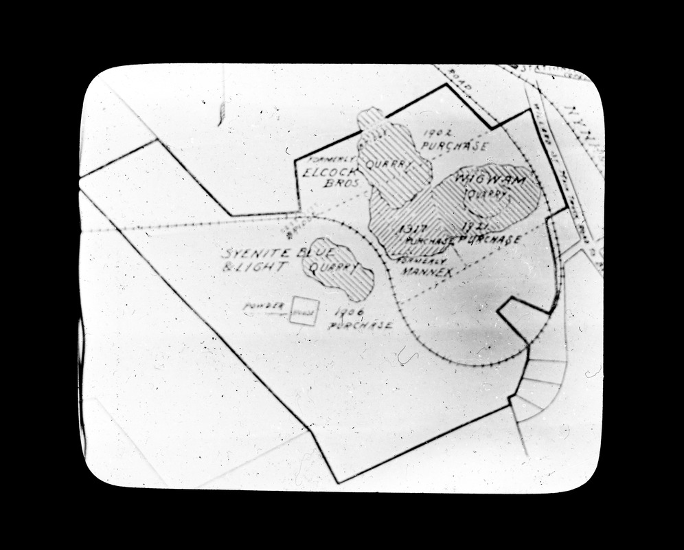 Swingle Quarry Land, plan Digital Commonwealth