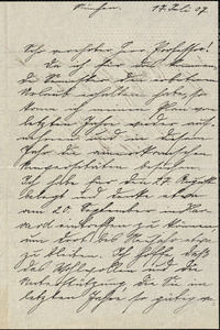 Geiger, Moritz, 1880-1937 autograph letter signed to Hugo Münsterberg, München, 17 July 1907