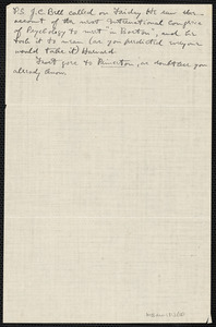 Holt, Edwin B. (Edwin Bissell), 1873-1946 Autograph Letter Signed To ...