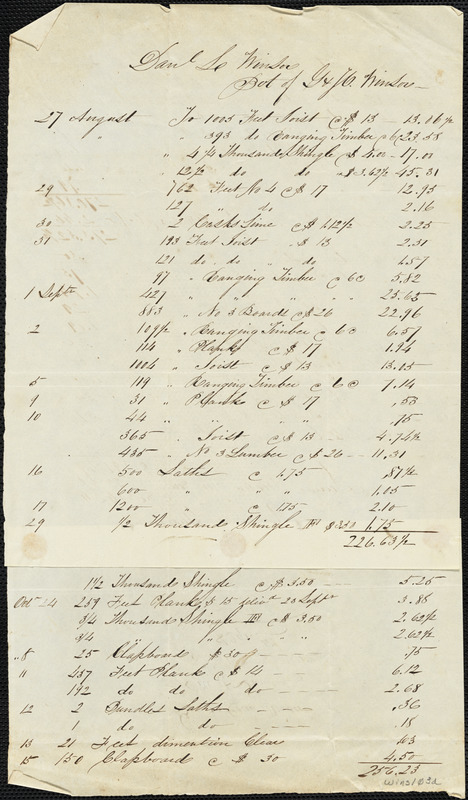 Miscellaneous household receipts - Digital Commonwealth