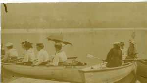Portrait of students at Lake Asquam, N.H.