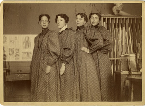 A group of students from the class 1898