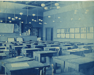 Classroom A, lecture room. Newbury Street Campus