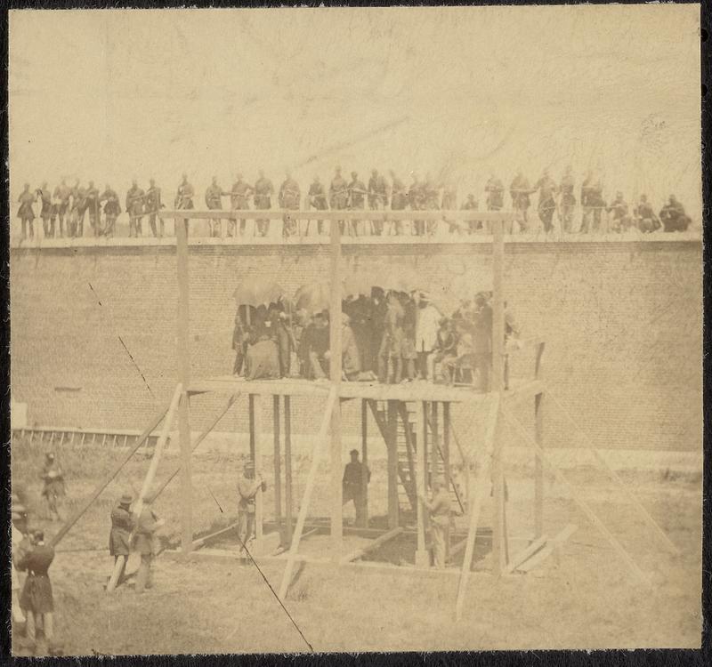 The execution of Mrs. Surratt and the Lincoln assassination conspirators