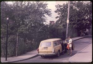 North Hudson Street from Hull Street. Boston North End