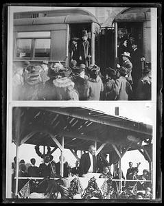 Pres. Wilson visits Boston