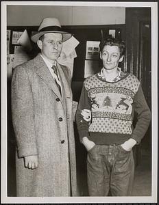 Det. John Hanley of Div. 15 with Fred Williams, age 32