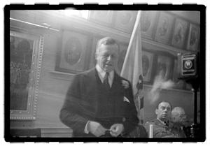 Gov. Ely reception, Rev. Mr. Lang