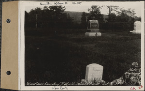 Wilson N. Smith, Woodlawn Cemetery, new section, lot 37, Enfield, Mass., Sept. 7, 1928