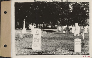 A. C. Woodard, Woodlawn Cemetery, old section, lot 72, Enfield, Mass., Sept. 10, 1928
